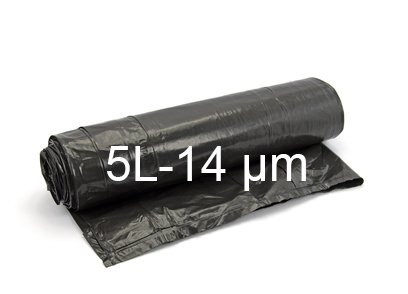 Abfallsack schwarz 5 L - Paketinhalt 50 Rollen