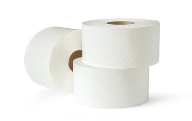MINI-Jumbo Toilettenpapierrolle - 160m - 12 Rollen